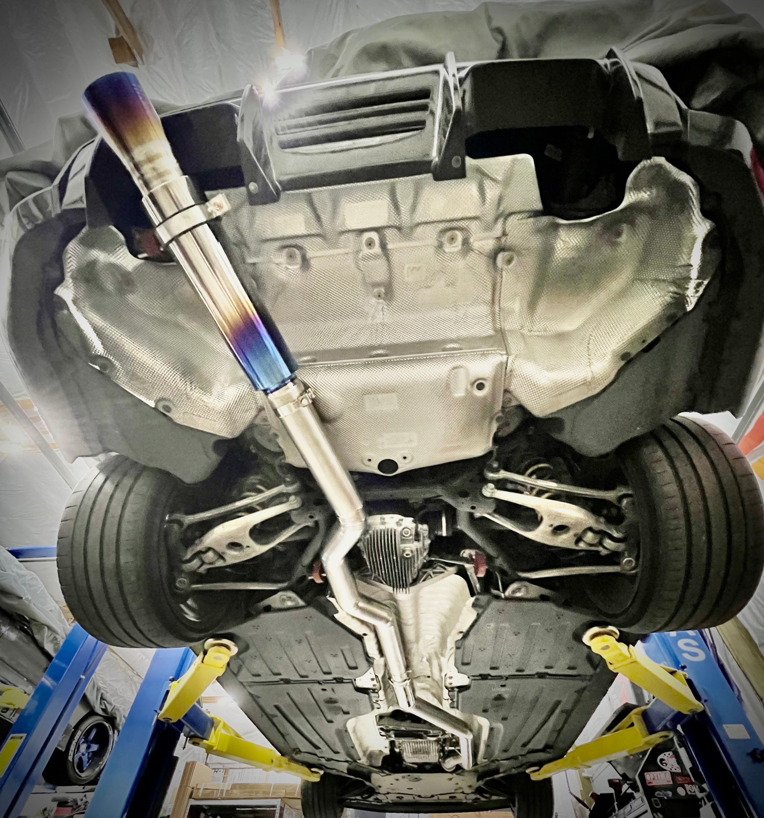 RK Titanium BMW G8X Super Single Exhaust System