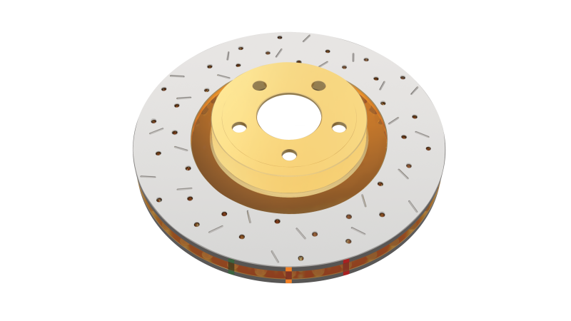 DBA 91-96 Acura NSX Front 4000 Series Drilled & Slotted Rotor