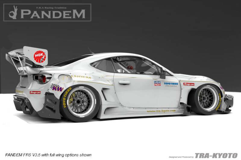 GReddy Scion FR-S Pandem Wide Body V3 Rear Canards