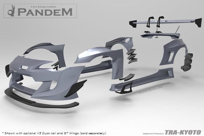 GReddy Scion FR-S Pandem Wide Body V3 Front Fenders