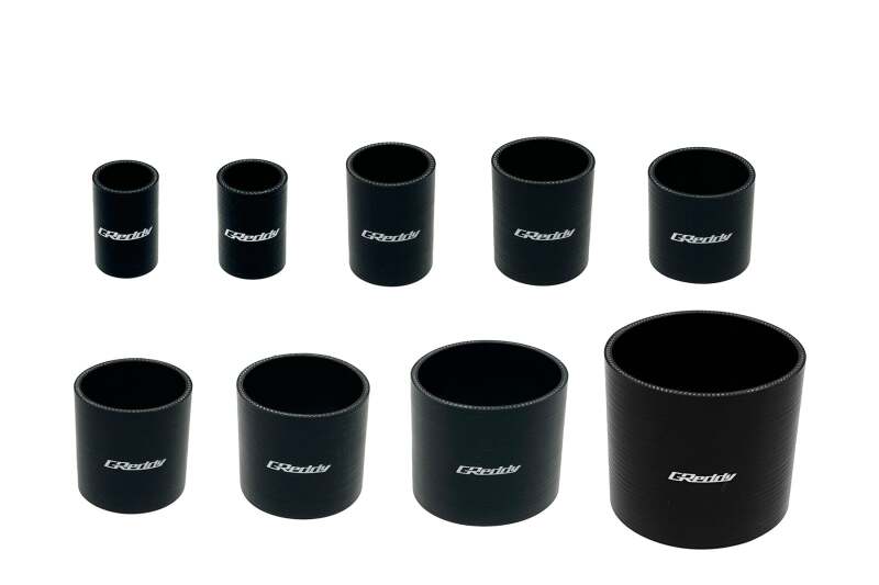 GReddy 60mm x 70mm Silicone Straight Hose - Black