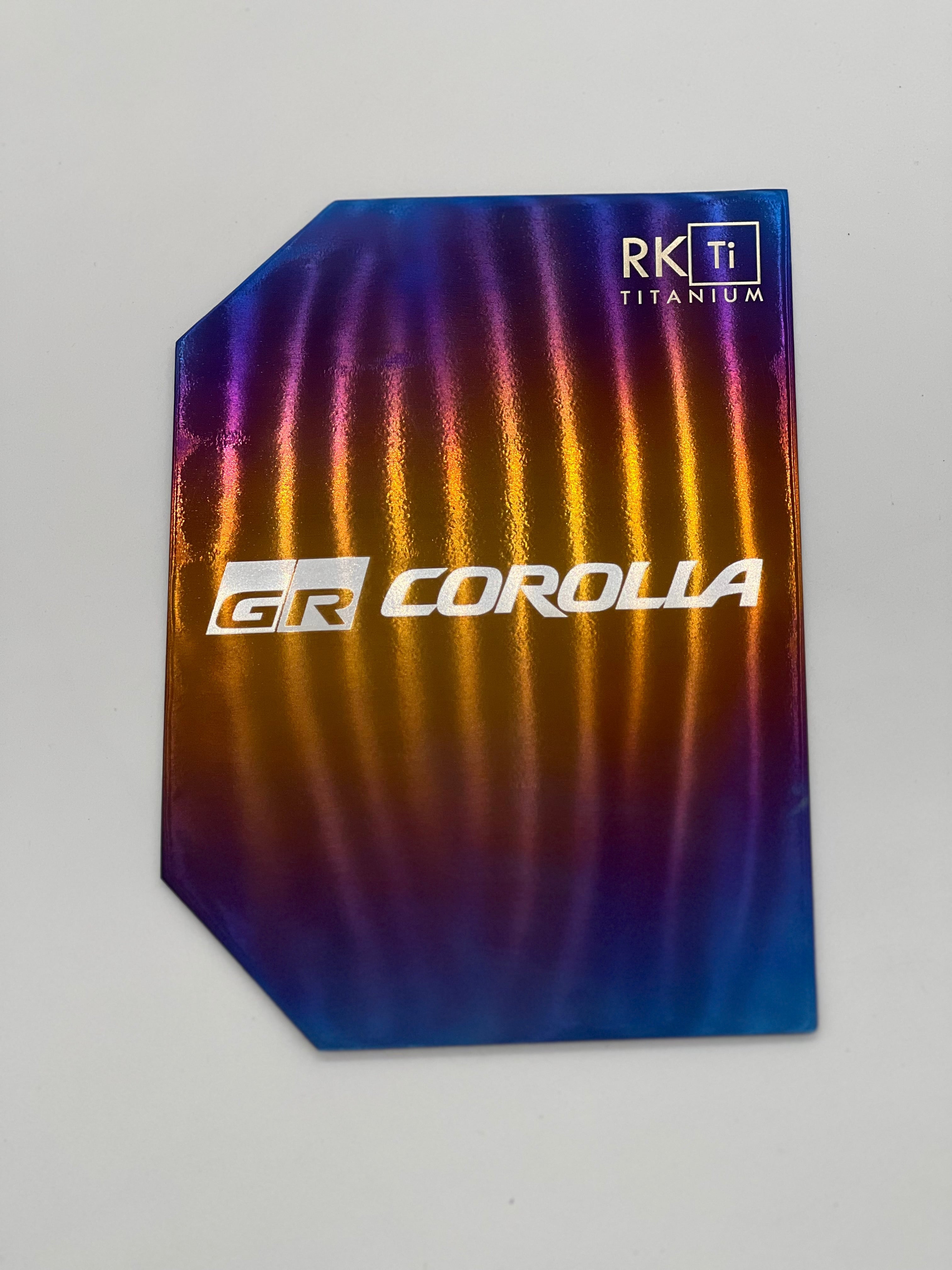 RK Titanium GR Corolla Fuse Box Cover