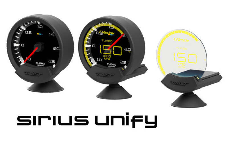 GReddy Sirius Unify Fuel Pressure Gauge Set (Sirius Meter w/Fuel Press Sensor Set & Vision Disp)