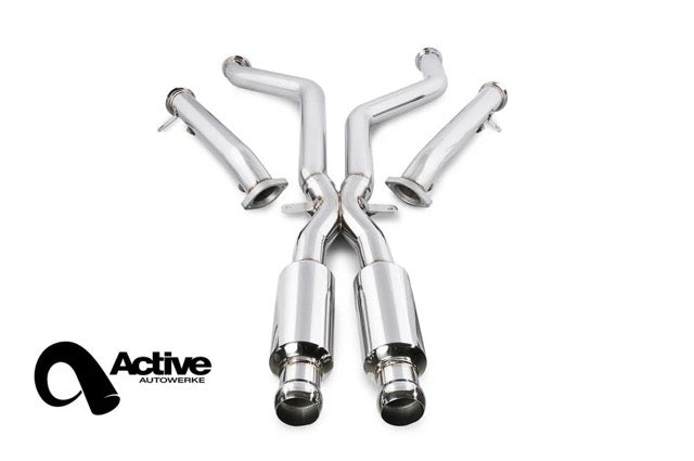 Active Autowerke E9X M3 Signature X Pipe w/ Straight Pipes (Race) - X-PIPE RACE Version