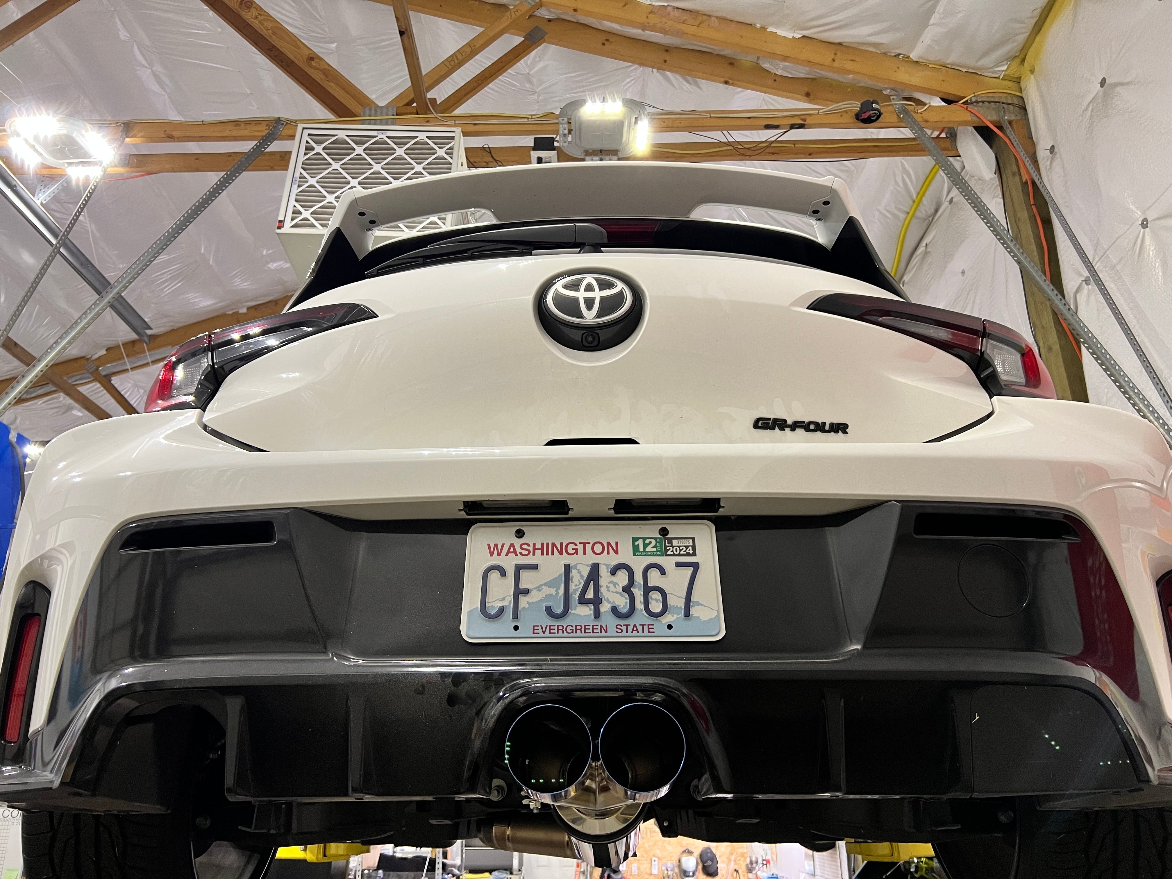 RK Titanium GRC Track Edition Dual-Tip Center Exit Exhaust