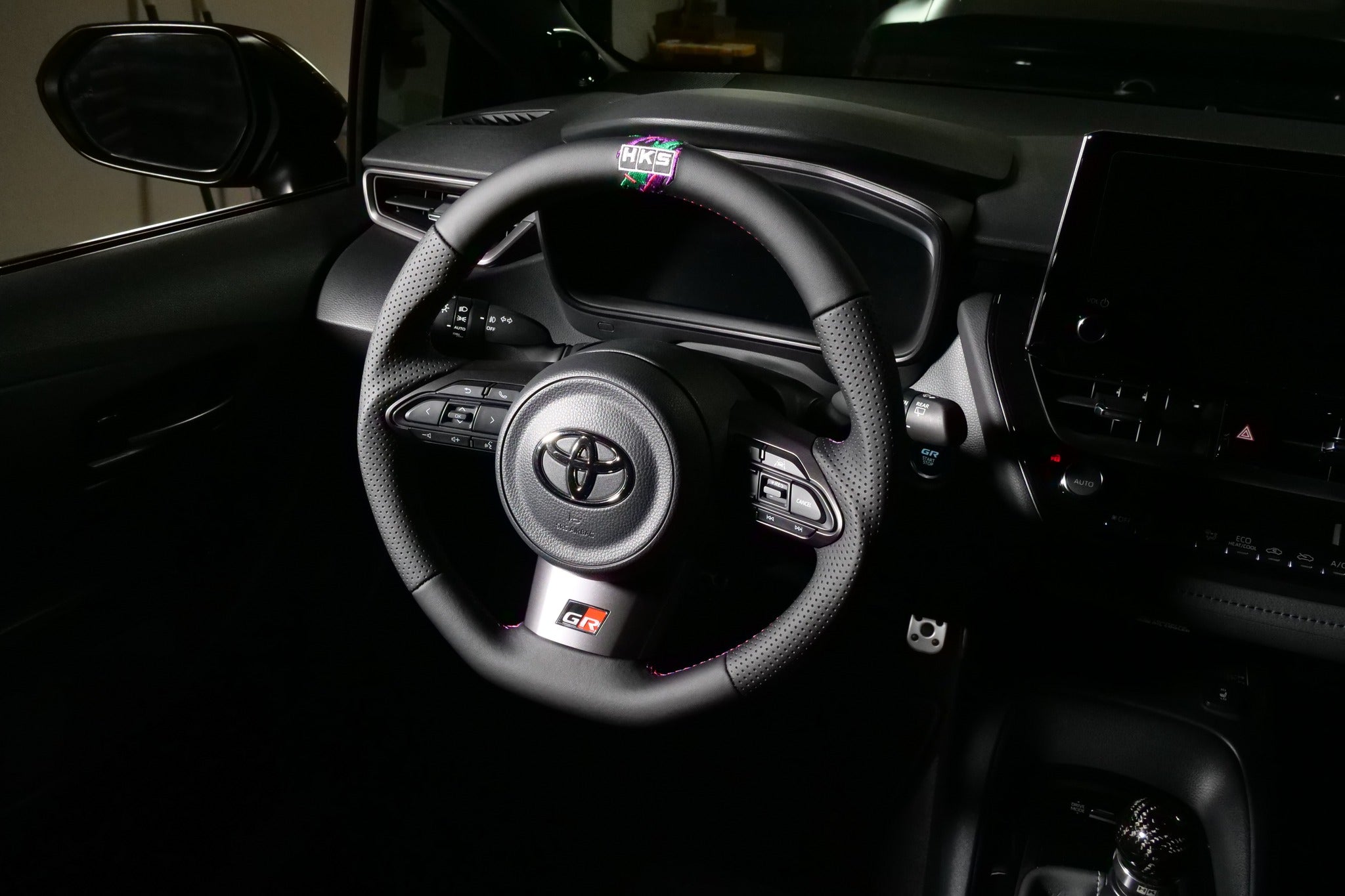 HKS – Replacement Steering Wheel – 2023+ Toyota GR Corolla (GZEA14H)