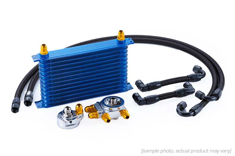 GReddy OIL COOLER KIT W/ FILTER RELOC 13-ROW BNR34