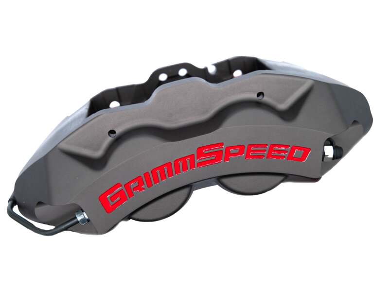 GrimmSpeed 13-26 BRZ GR86 Grey 4-Piston Brake Caliper Kit 326mm Rotor