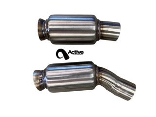 Active Autowerke M2C Equal Length Gen 2 Mid Pipe includes Active F-brace w resonated pipes