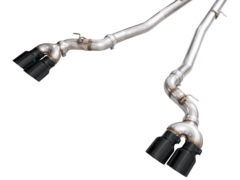 AWE BMW G90/G99 M5 Track Edition Catback Exhaust - Diamond Black Tips