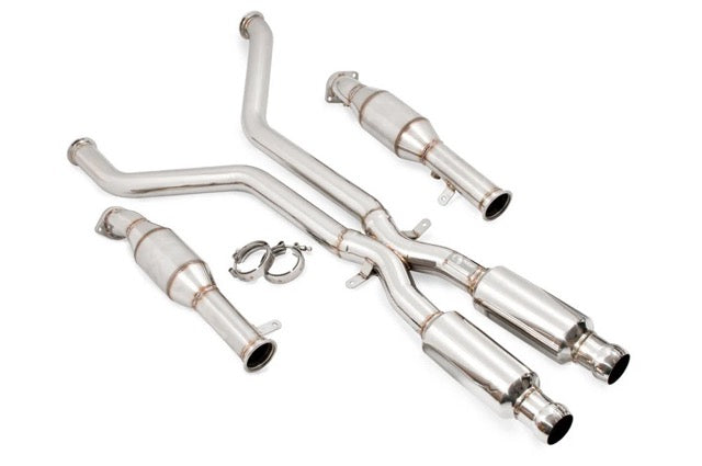 Active Autowerke E9X M3 Signature X Pipe & High Flow Cats - X PIPE with 100 cell Hi Flow Cats