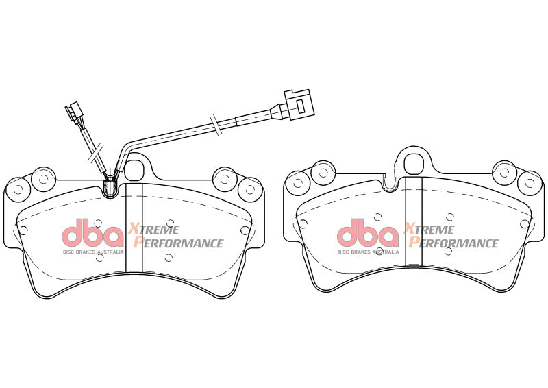DBA 02-10 Porsche Cayenne XP Performance Front Brake Pads - Front