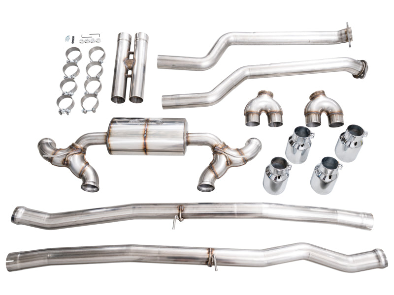 AWE BMW G90/G99 M5 Touring Edition Catback Exhaust - Chrome Silver Tips