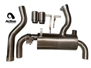 Active Autowerke F22 M235i Performance Valved Rear Exhaust GEN 2 w Carbon tips