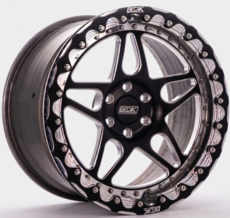 Belak 17x10.5 / 8.25in BS / 6x135mm BP / Low Pad / Series 3 - Single Beadlock Wheel w/ Billet Lip