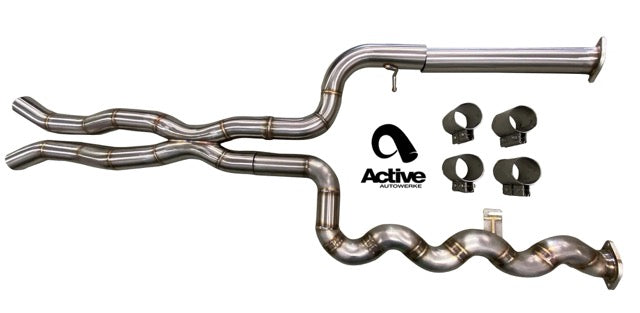 Active Autowerke G80/G82 M3/M4 Signature Gen 2 Equal Length mid-pipe with G-brace