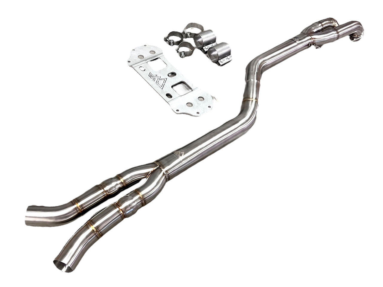 MAD G87 M2 S58  Single Midpipe  (Brace Included)