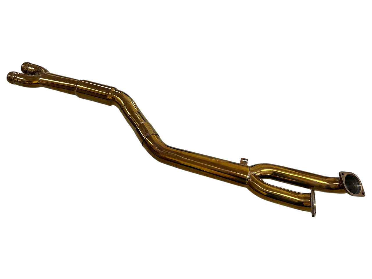 MAD G8x M3 M4 S58 Titanium Resonated Single Midpipe (Brace Included)