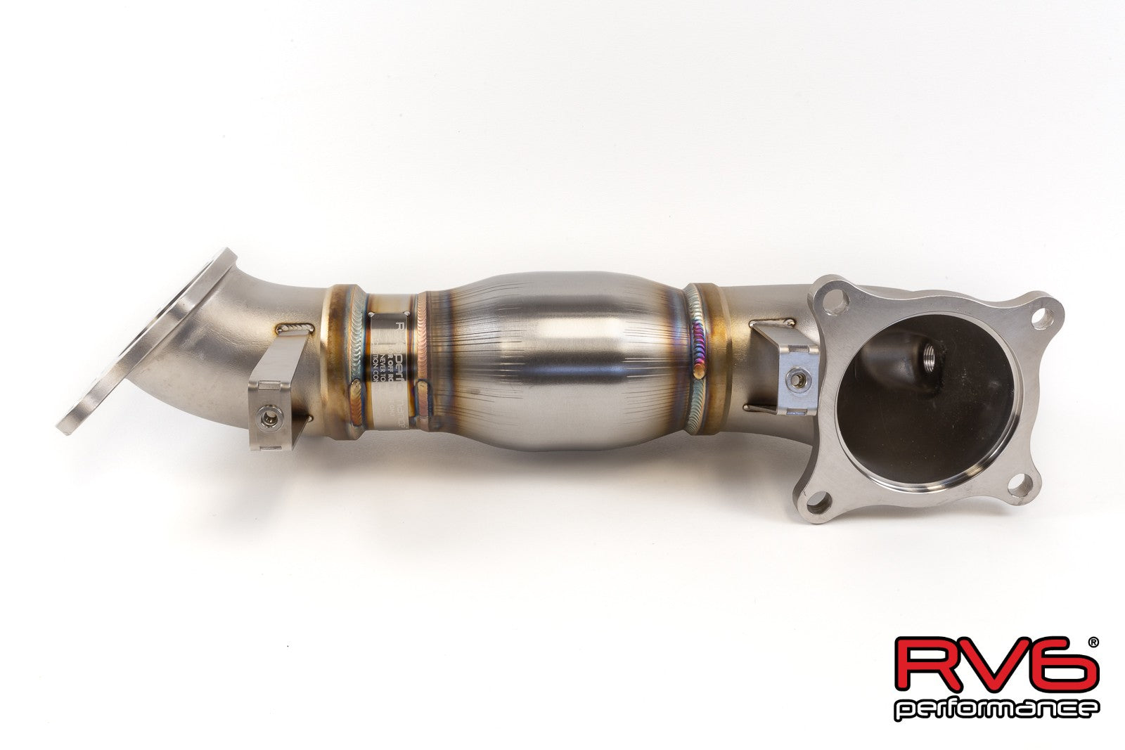 RV6 High Temp Catted Downpipe for 19+ RDX - Type-R Turbo Ready