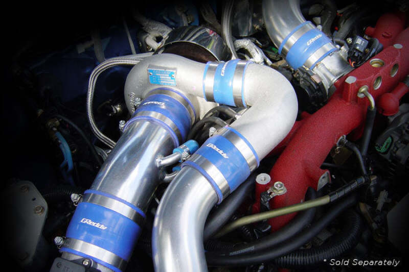 GReddy 70mm x 70mm Silicone Straight Hose - Blue
