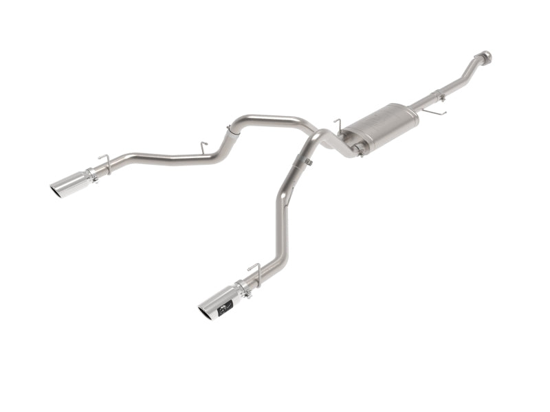 aFe 21-26 Ford F150 Tremor Gemini XV 3IN 304SS Cat-Back Exhaust Dual Rear Exit w/Polished Tips