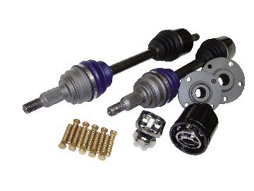 DSS Honda 2001-2003 Civic Si EP 850HP Level 5.9 Axle/Hub Kit (4-Lug Hubs) KS56