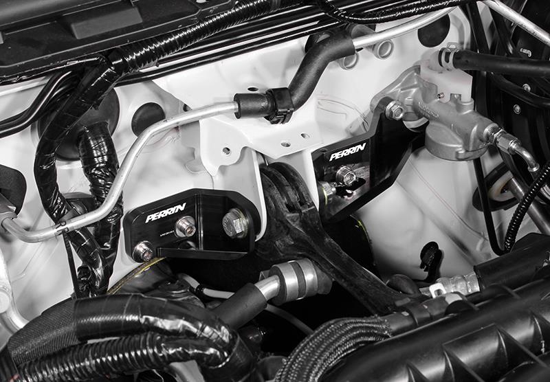 PERRIN 15-21 Subaru Impreza/WRX/STI Pitch Stop Mount & Firewall Brace - Black