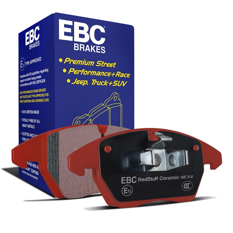 EBC 11+ Fiat 500 1.4 (ATE Calipers) Redstuff Front Brake Pads