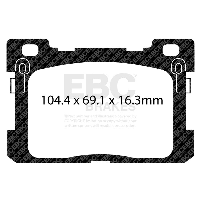 EBC 2017+ Genesis G90 5.0L Redstuff Rear Brake Pads