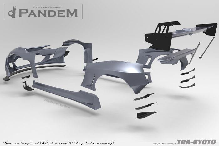 GReddy Scion FR-S Pandem Wide Body V3 Front Fenders