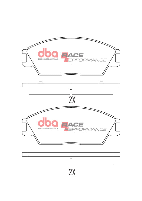 DBA 86-14 Hyundai Front Race Brake Pads