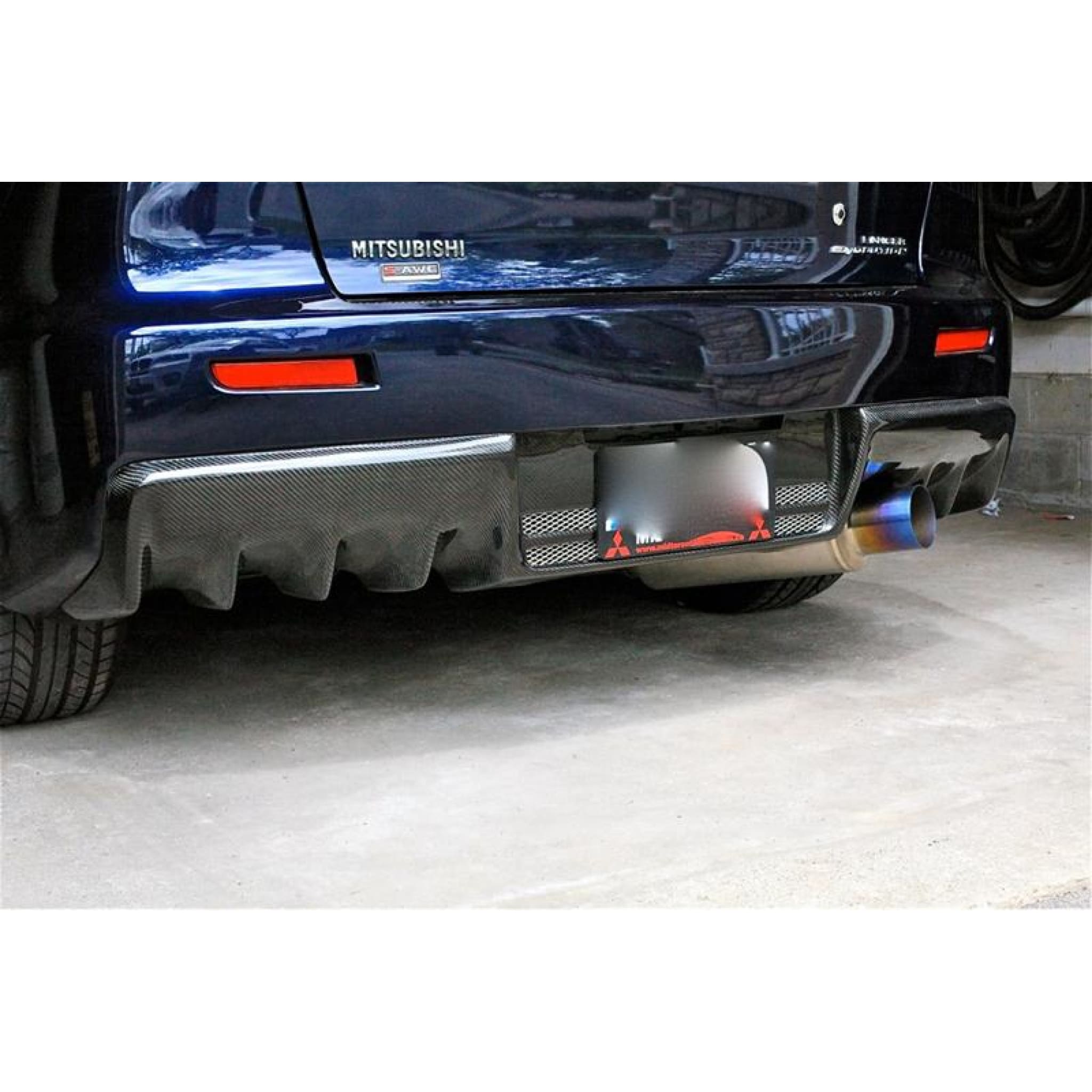 ETS 08-16 Mitsubishi Evo X Titanium Single Exit Exhaust System - Mitsubishi Evolution X