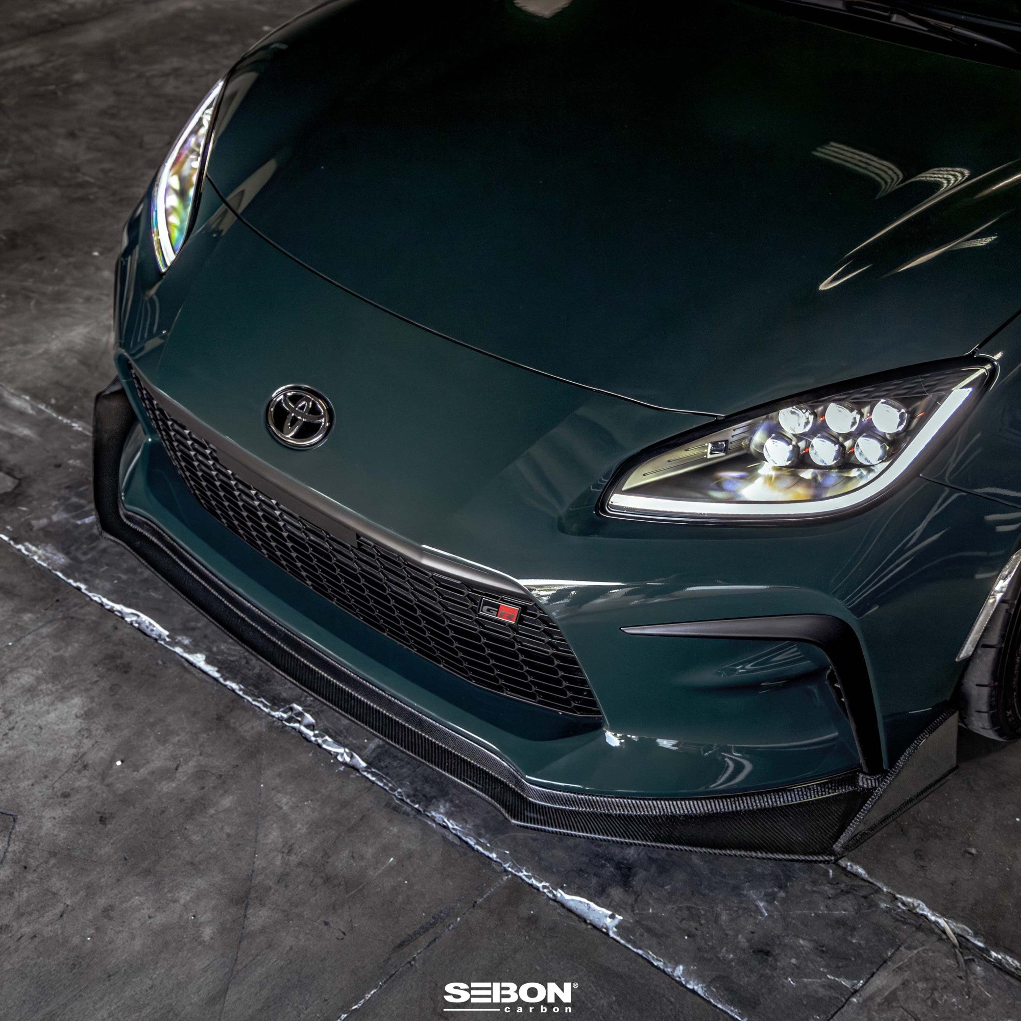 Seibon – MB-Style Carbon Fiber Front Lip – 2022+ Toyota GR86 / Subaru BRZ