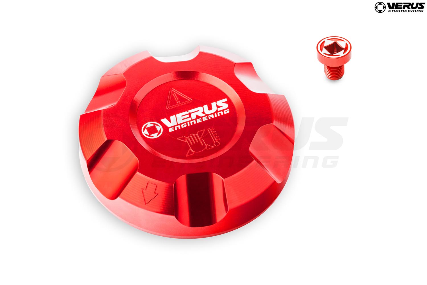 Verus Engineering Coolant Cap Cover and Coolant Bleed Screw (A90 Supra)