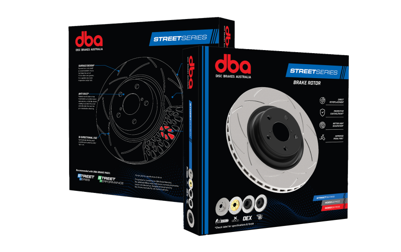 DBA 97-06 Acura Integra Type R Rear Street Series Slotted Brake Rotor