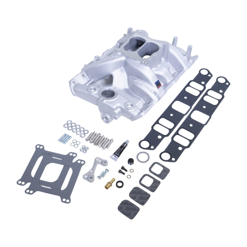 Edelbrock Pontiac Perf  RPM Manifold & Install Kit