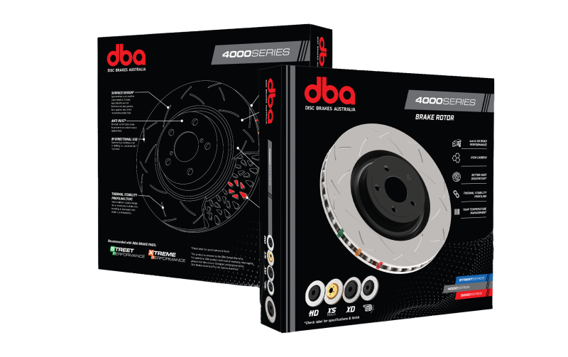 DBA 97-06 Acura Integra Type R Rear 4000 Series Slotted Rotor