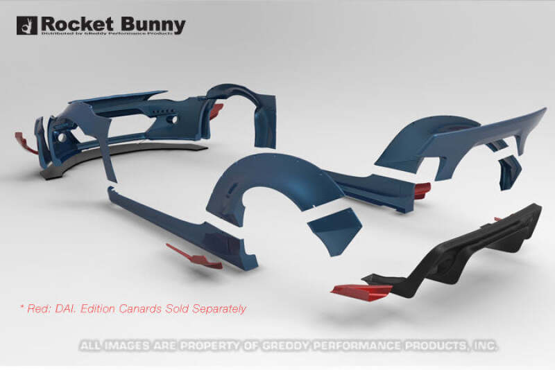 GReddy 13+ Scion FR-S Version 2 Greddy X Rocket Bunny 86 Aero Side Skirts Only