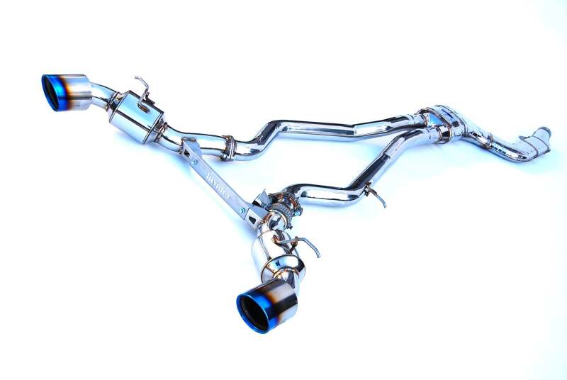 Invidia 2019+ Toyota Supra Dual N1 w/ Valve Rolled Titanium Tip Cat-back Exhaust