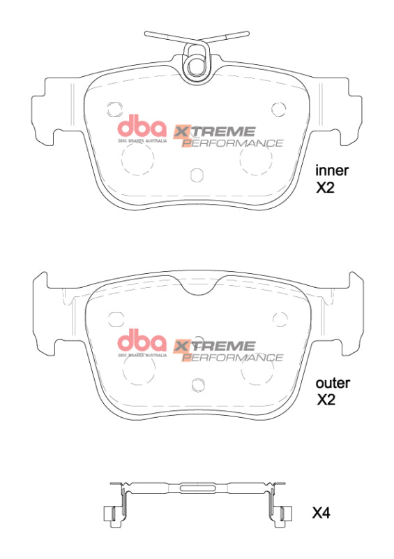DBA 2022+ Cupra Formator 1KY XP Performance Rear Brake Pads