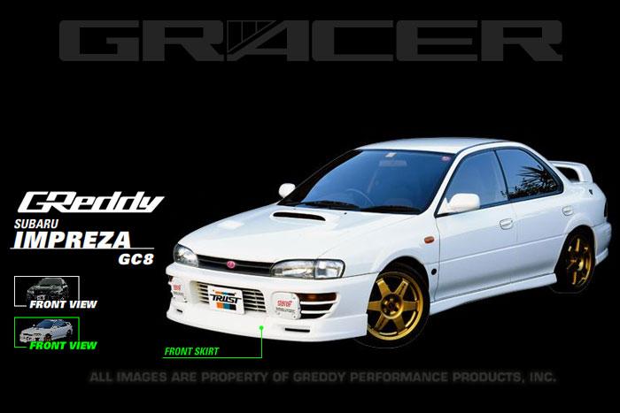 GReddy 98-01 Subaru Impreza 2.5 RS Hard Urethane Front Lip Spoiler ** Must ask/call to order**