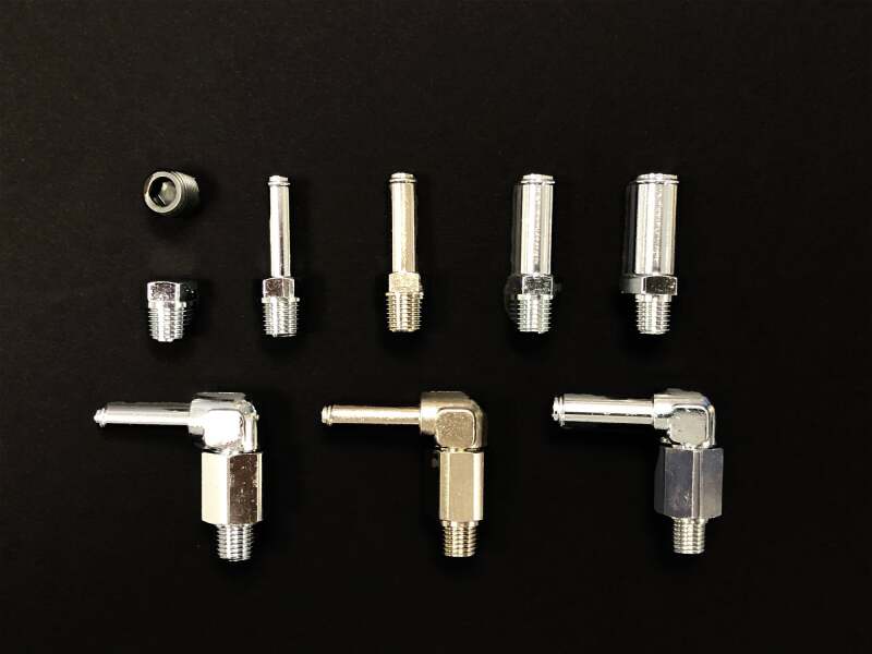 GReddy OPTIONAL 1/8BSP MALE to 3AN MALE, ALUM. FITTING