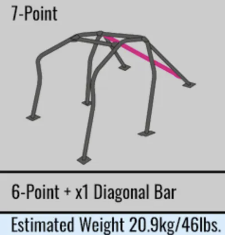 Cusco D1 Chromoly 2-Psgr 7pt F&R Around Dash Roll Cage 07-14 Nissan GT-R LHD (S/O/No Cancel)