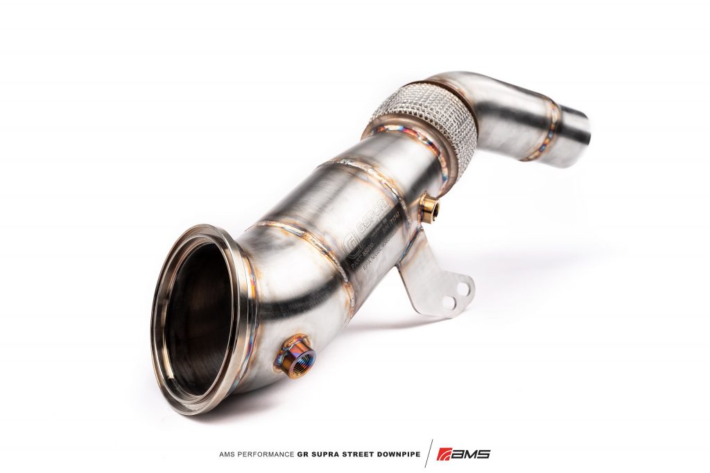 AMS Performance Stainless Steel Street Downpipe – 2020+ Toyota GR Supra A90