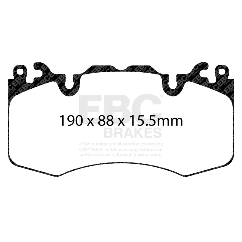 EBC 13+ Land Rover Range Rover 3.0 Supercharged Extra Duty Front Brake Pads