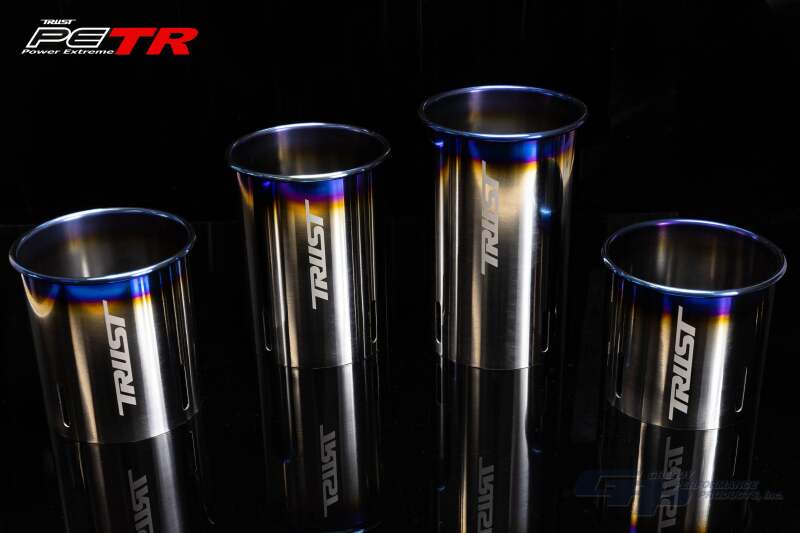 Greddy PE-TR Rolled Tip-Burnt-Ti L 130mm x 115mm