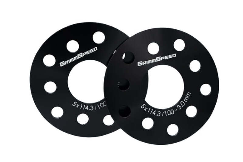 GrimmSpeed 5x100 and 5x114.3 3mm Wheel Spacer (Pair)