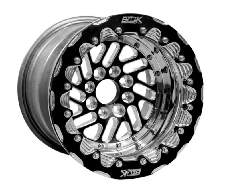 Belak 15x3.5 / 2.25in BS / 4x100 BP / Series Twisted Wheel - Monoblock