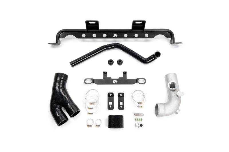 AMS Performance 2017+ Ford F150/Raptor 2.7L/3.5L EcoBoost High Mount Intercooler (Silver w/AMS Logo)