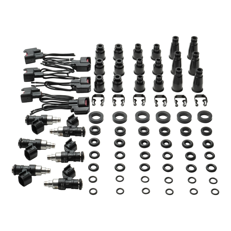 DeatschWerks Universal 6 Cylinder Import Injector Kit - Set of Six 550cc Injectors